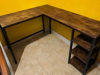 L shape desk