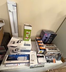 MOVE OUT SALE! NEW STUFF! WOOD PANELS + FAUCETS + ETC.  (NOT FREE)