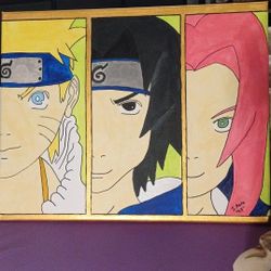 Naruto Acrylic Painting 