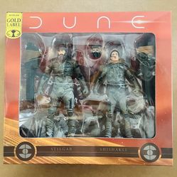McFarlane Toys DUNE 2 - 7 Inch 2-Pack Stilgar & Shishakli - GOLD LABEL - NEW