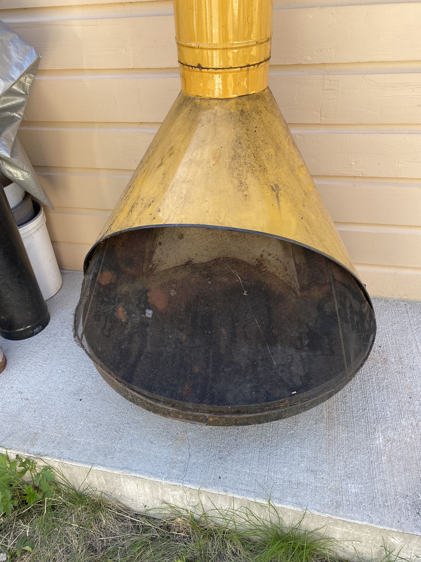 Vintage cone fireplace Malm original 1970’s