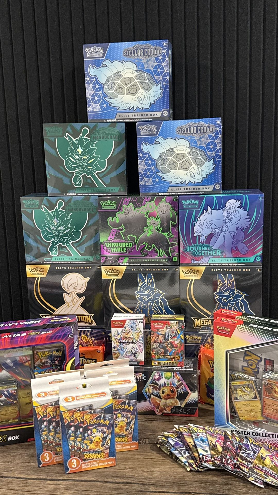 🧭 Ultimate Pokémon TCG Collection Lot – Booster Packs, ETBs, Boxes & More!