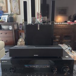 SONY 7.2 Channel AV Receiver & Surround Sound Speakers