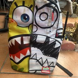 Spraygroud X SpongeBob backpack