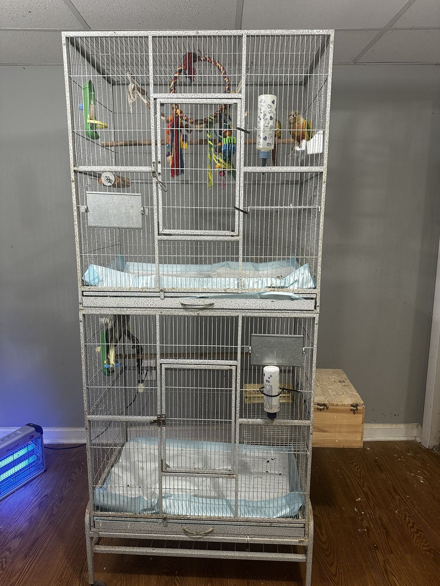 Double Decker Bird Cage
