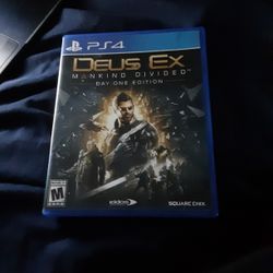 Brand New Deus Ex Ps4 Game