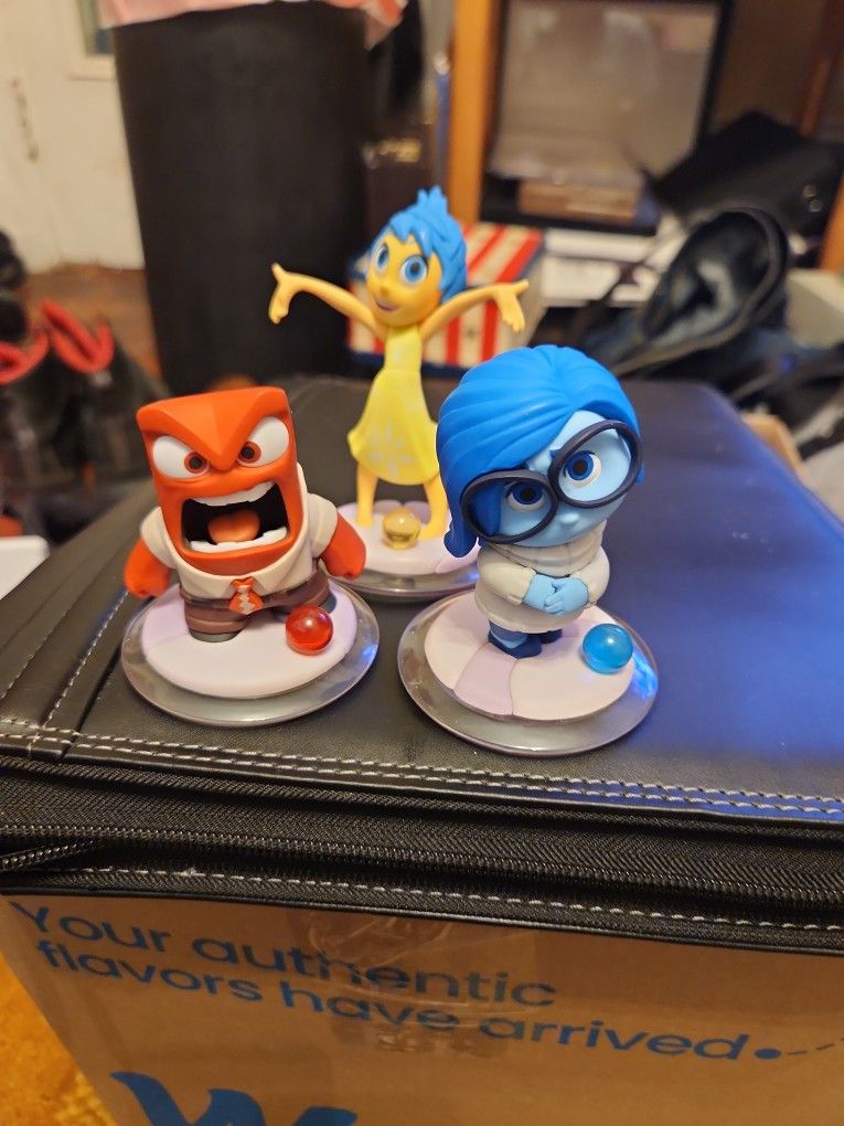 Disney Infinity Inside Out Joy Anger And Sadness