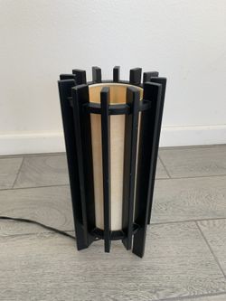 Small Wood Table Lamp