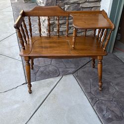 Antique Maple “Gossip” Phone Table