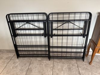 Queen metal bed frame