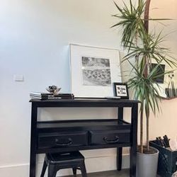 Small Black Console Table