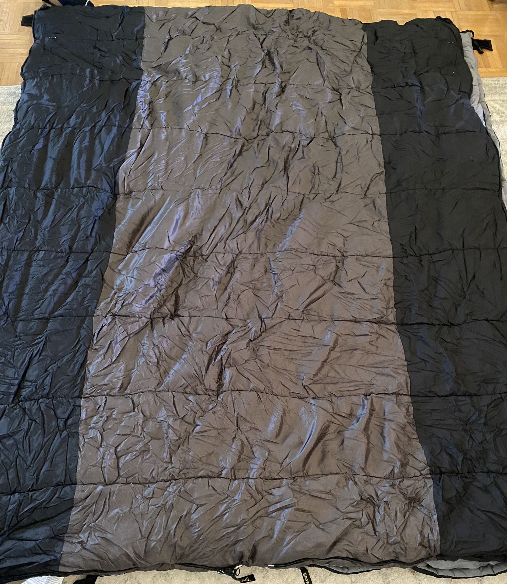 Brown in Side By Side Sleeping Bag