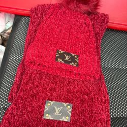 Woment Set Scart And Hat