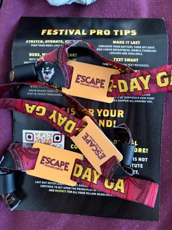 Escape Wristbands 2026