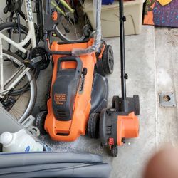 Electric Lawn Mower and Edger 
