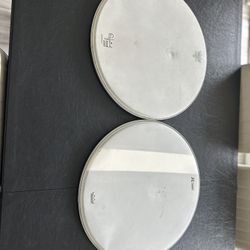 Two 20 Inch Kick Drum Heads