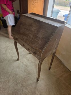 Vintage slant desk