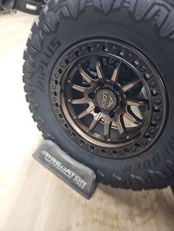 17x9 Lock Offroad Rims 6 lug 6x139 6x5.5 on new tires 33 1250 17