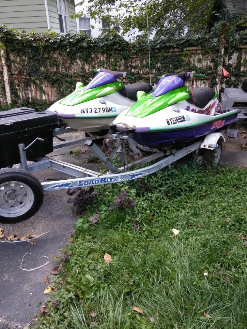 Jet skis with trailer