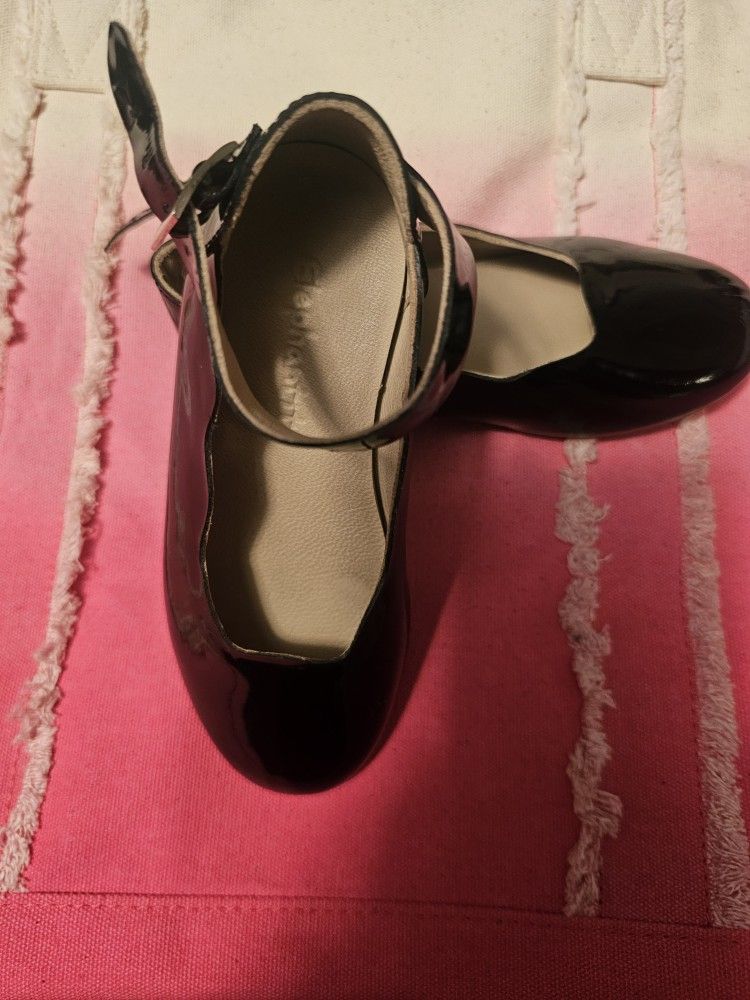 Toddlers Black Dress Shoes