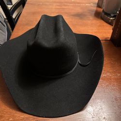 Master Hatters 3X Beaver Felt Cowboy Hat 7 3/8 – Stetson Style (Black)