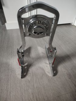 Harley Willy G Skull Sissy Bar