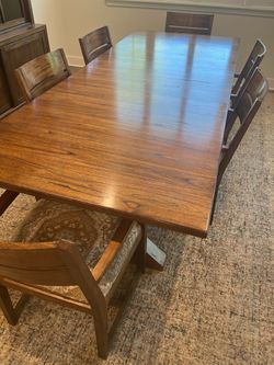 Dining Table - Leaf - Chairs - Buffet