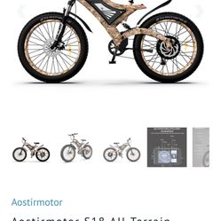 Aostirmotor S18 Mountain Electric Bike 