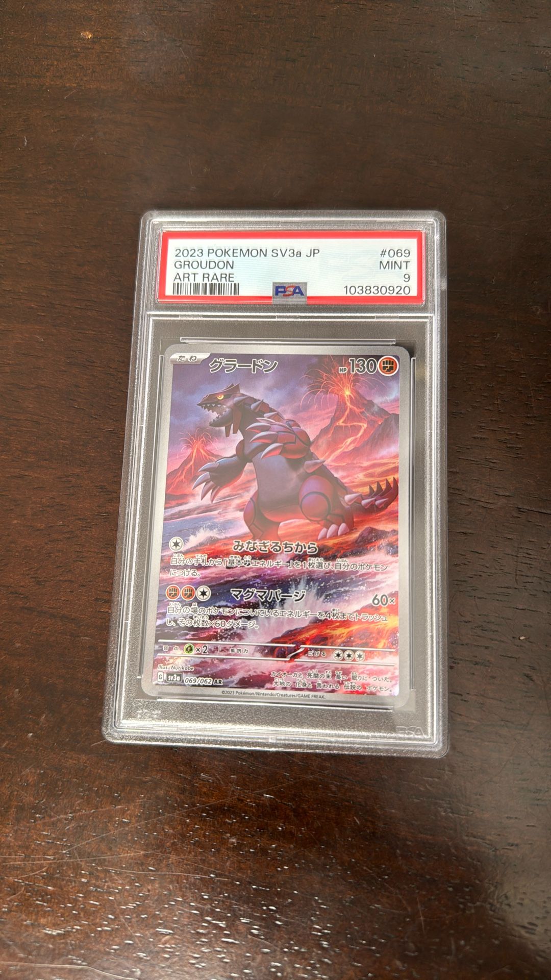 Groudon Art Rare