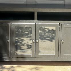 Entertainment Center with Shelves & Cabinet Storage