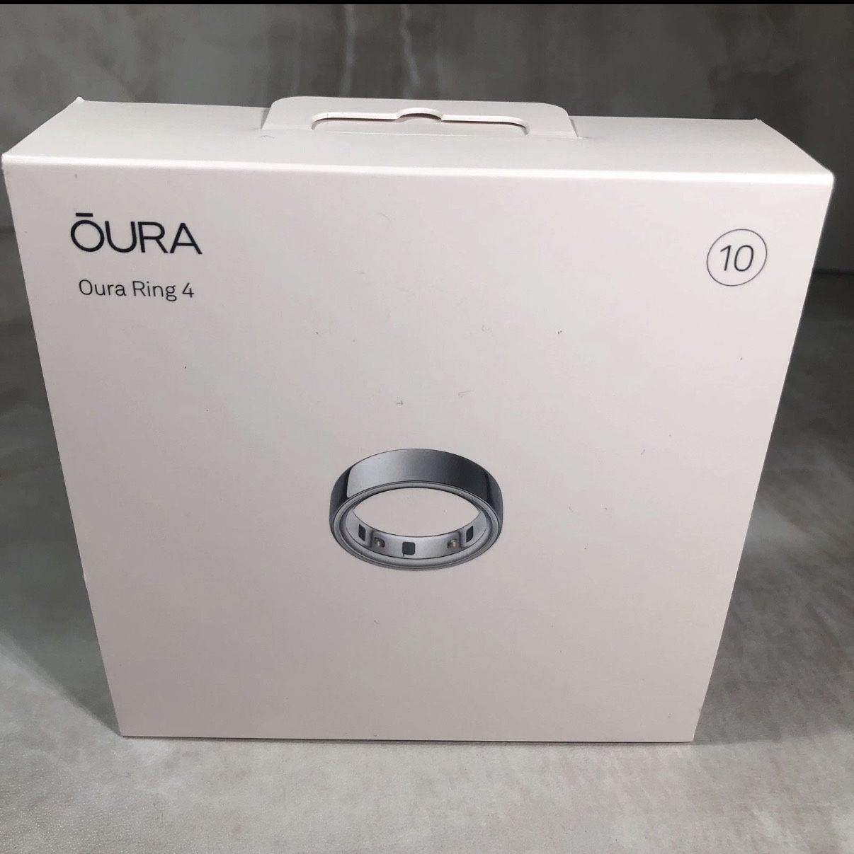 OURA ring 4 - Size 10- Silver