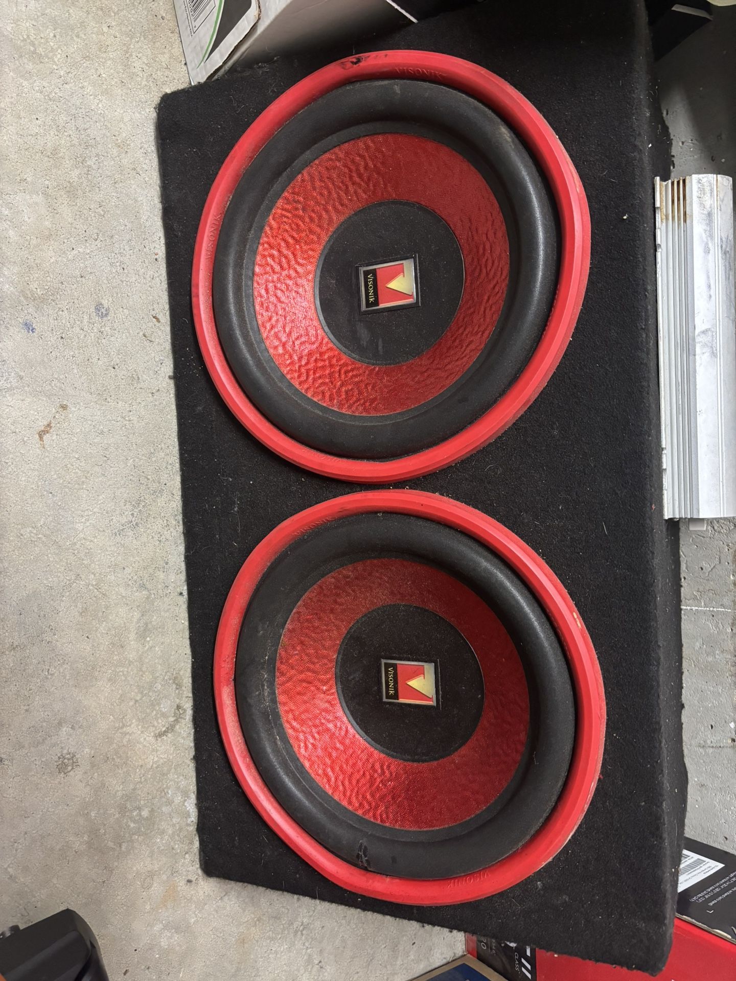12 Inch Subs W/ Amp
