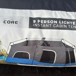 Core 9 Person Lighted Instant Tent