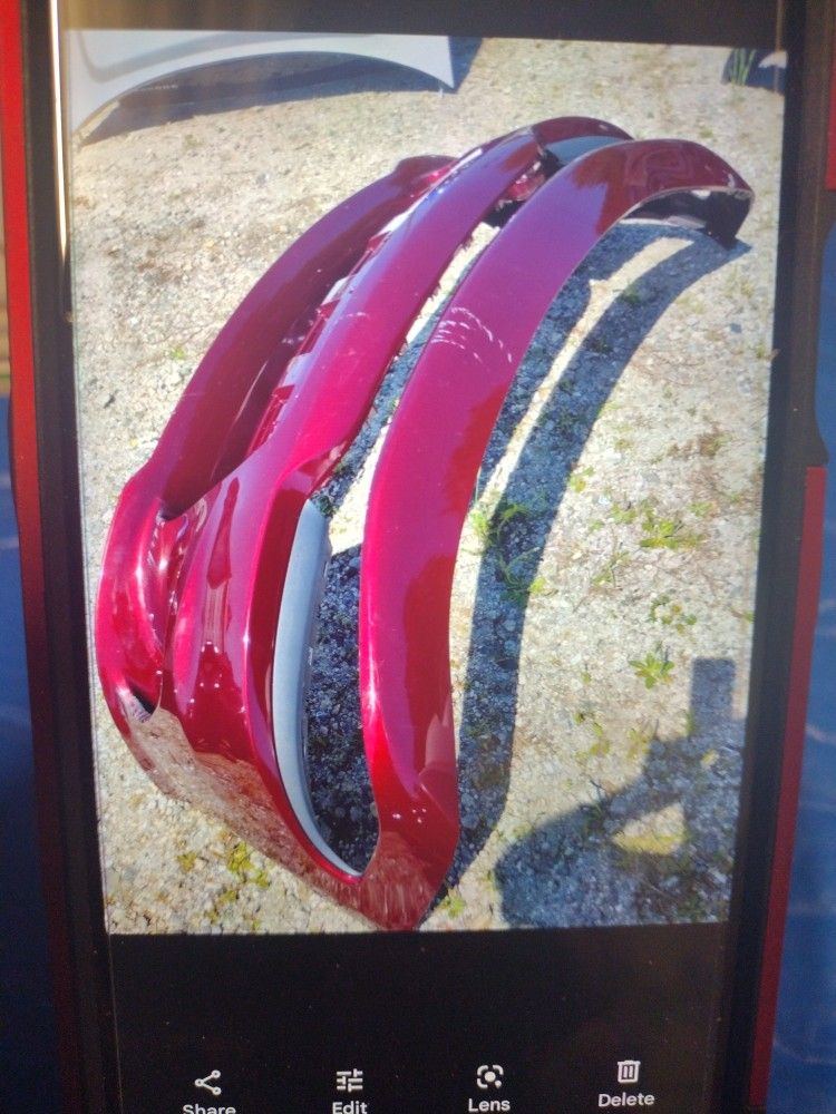 Front Burgundy Bumper For Hellcat 2015 To 2020 Charger OEM Part