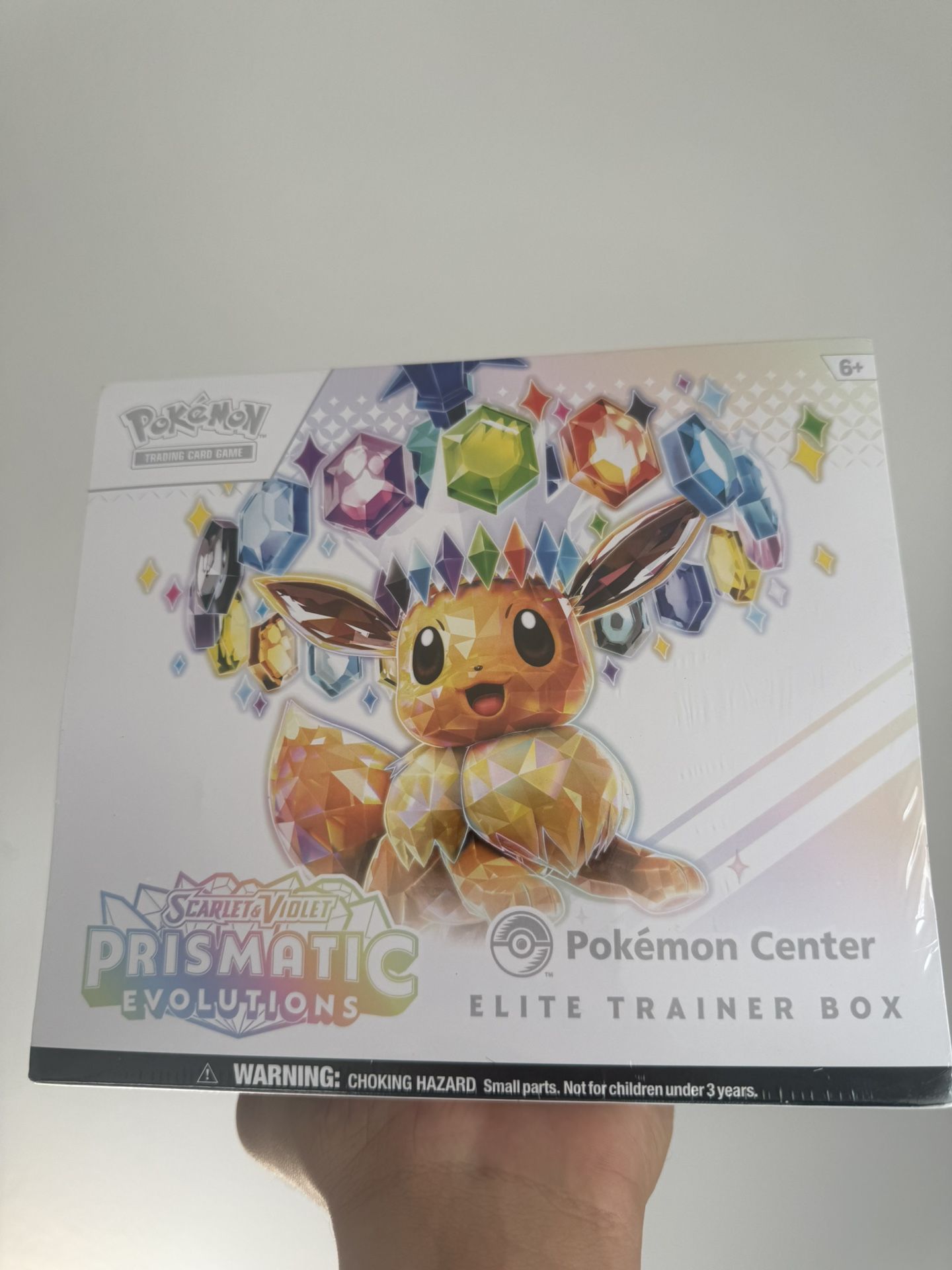Prismatic Evolution Etb From Pokémon Center Elite Trainer Box Pokemon 