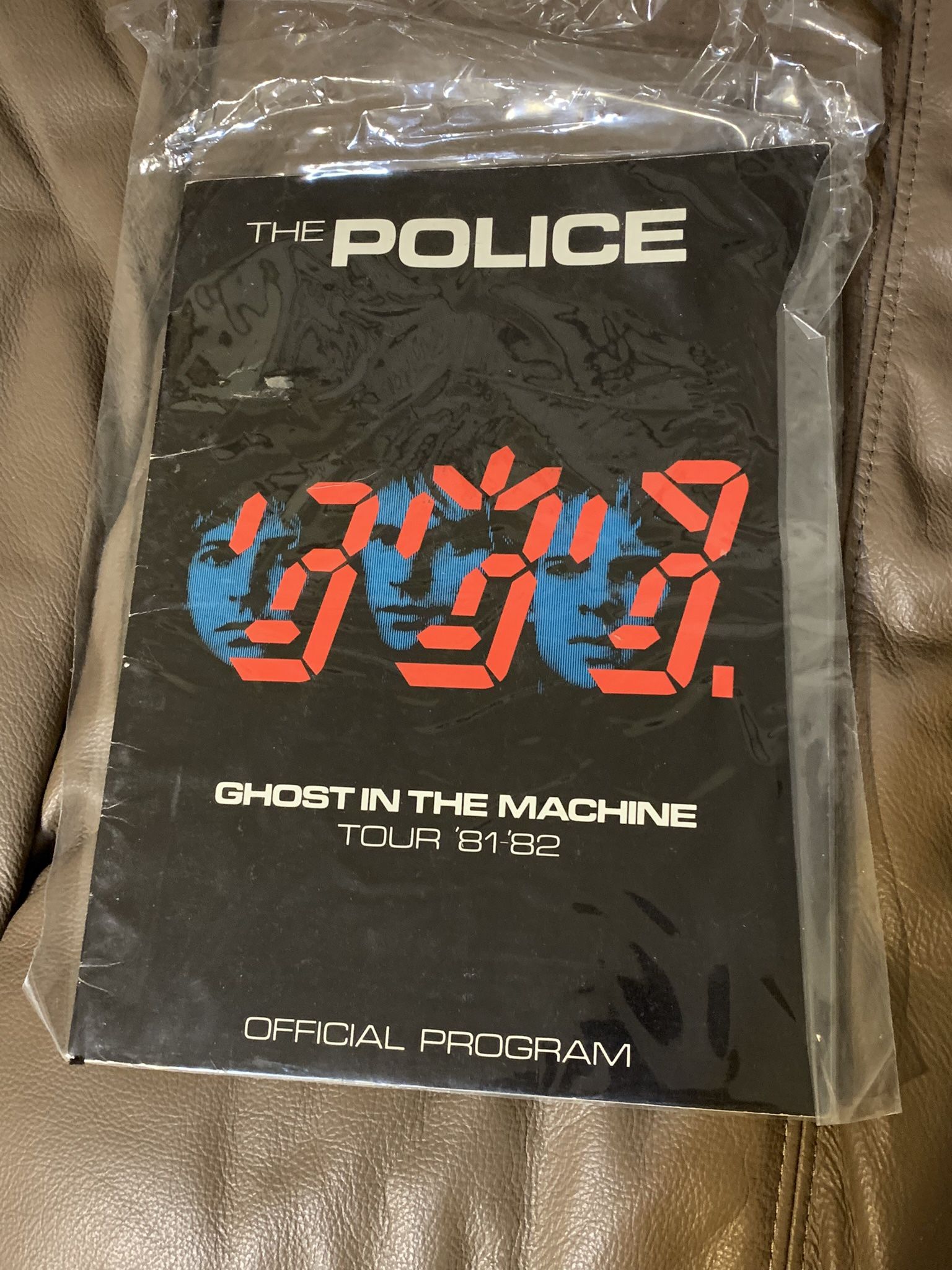 The Police: Ghost in the Machine Tour 1 1981/1982 Official Program New