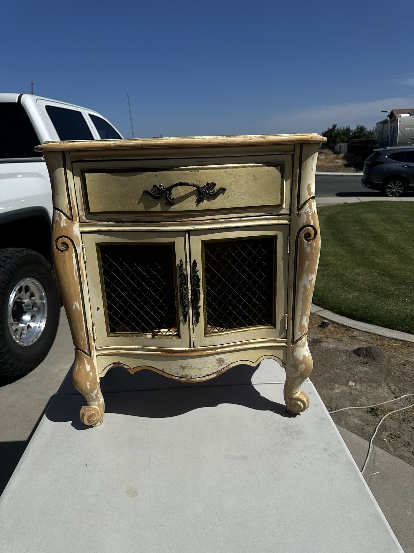 Antique French Country End table