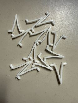 Pool brush butterfly clips