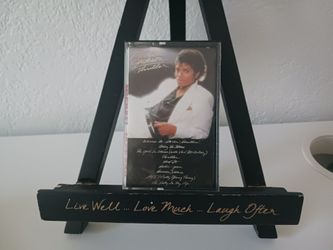 Michael Jackson Thriller Cassette Tape 1982 Vintage Epic Records QET 38112 Rare