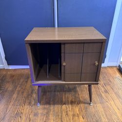 Vintage Mid Century Cabinet/ Record Holder