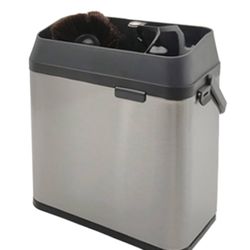 Electric Portafilter Cleaning Machine Knock Box, Commercial Coffee Portafilter Cleaner, 300RPM Coffee Grounds Cleaner,