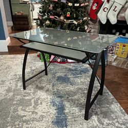 Glass Top Desk - RealSpace Alluna Collection