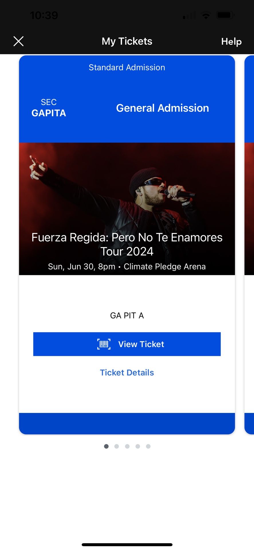 Fuerza Regida Ticket