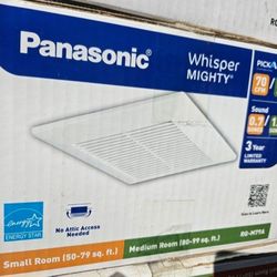 Panasonic Whisper Mighty 70/90 CFM Ultra Quiet Cieling Fan