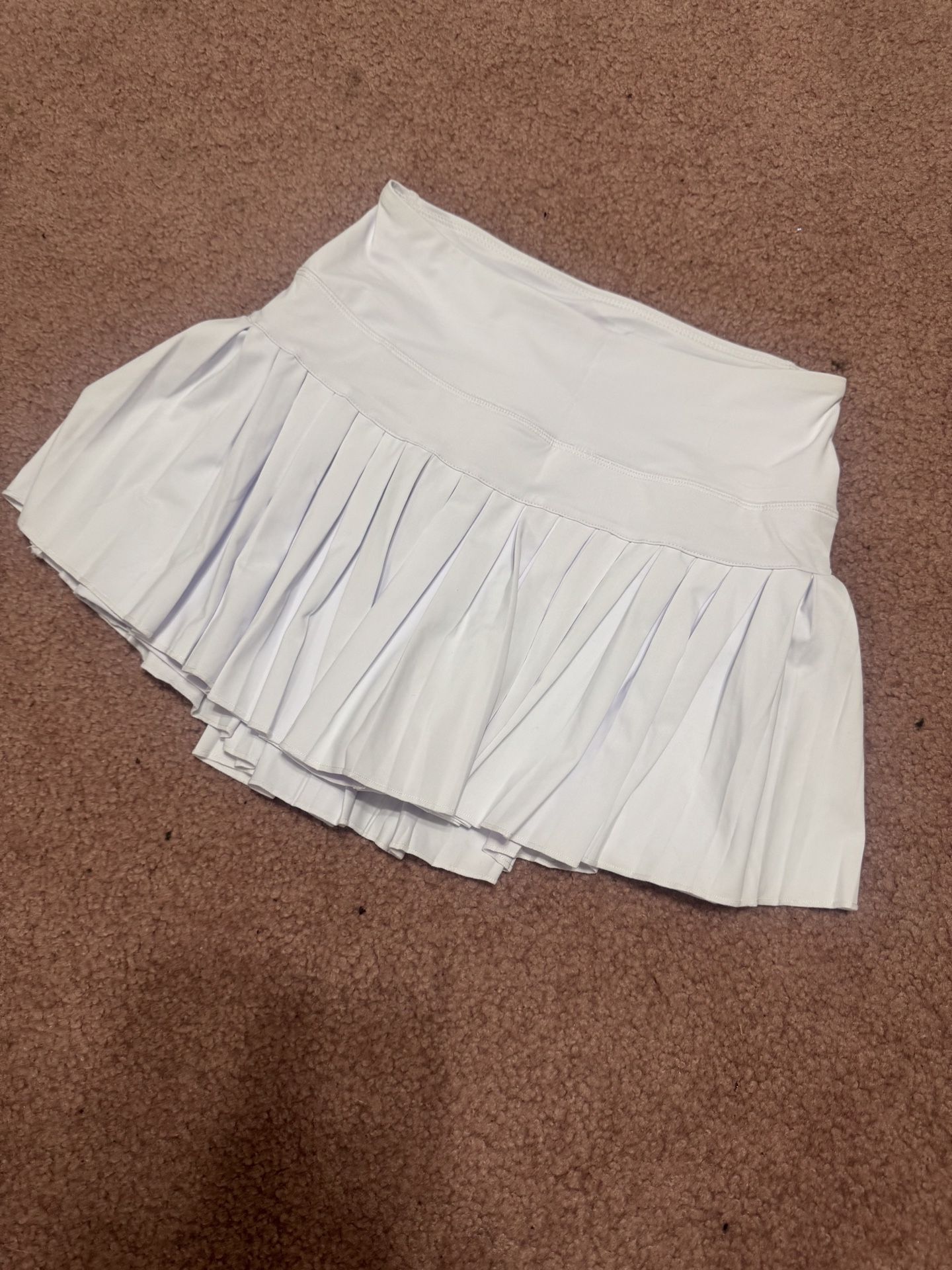 New Small White Short Stretchy Mini Skirt