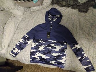 NWT Waggle Night Owl Men's Zenith Zip Hoodie Purple Camo Men's Medium