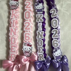 $20 KINDER HELLO KITTY GRADUATION LEI