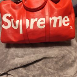 Louis Vuitton Supreme Bag Red
