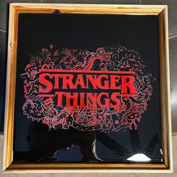 Stranger Things Custom Epoxy Wall Art