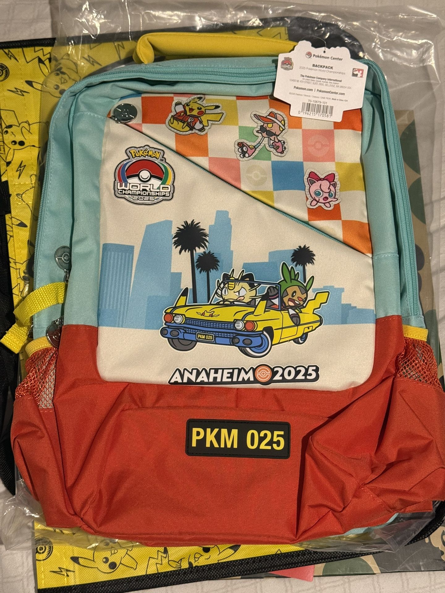 Pokemon Worlds 2025 Anaheim Exclusive Backpack